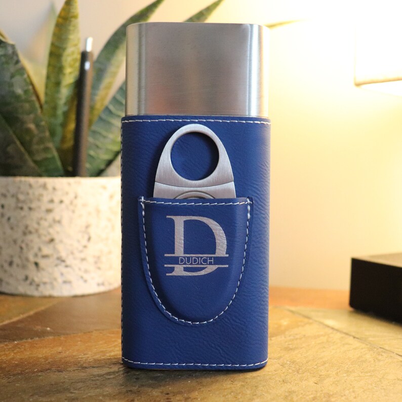 Groomsmen Cigar Case Personalized Cigar Case Groomsman Cigar Etsy