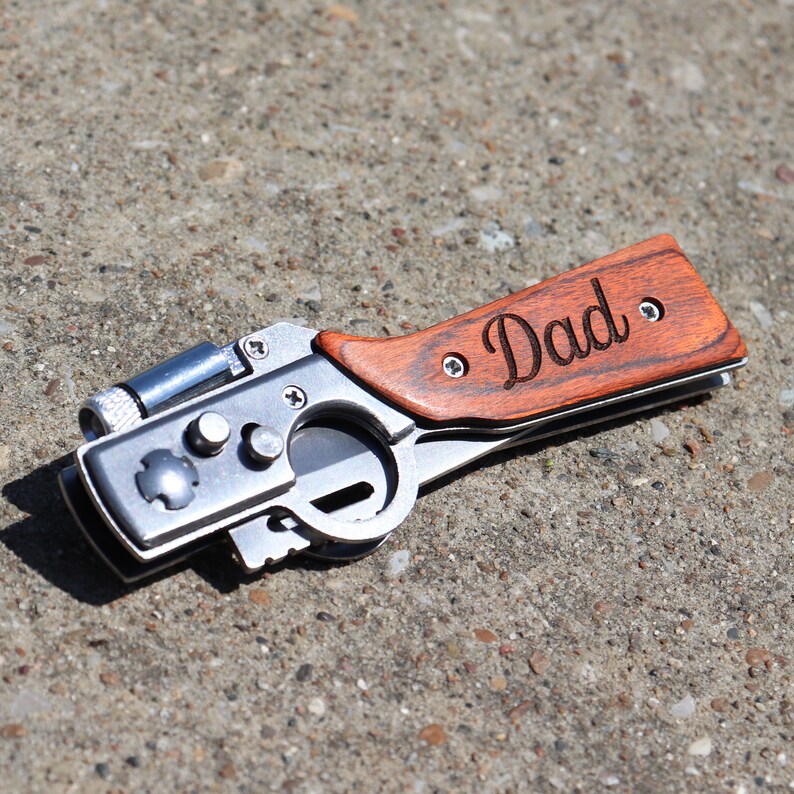Fathers Day Knife Dad Pocket Knife LED Pocket Knife Etsy