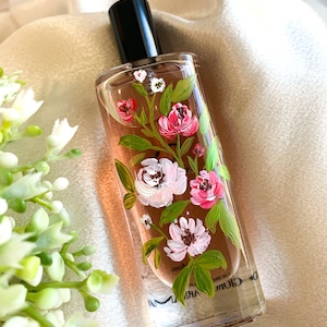 Perfume Bottle Painting -Cologne Bottle painting |Wedding Day Gift for Mothers| Bridesmaid Atlanta bottle painting