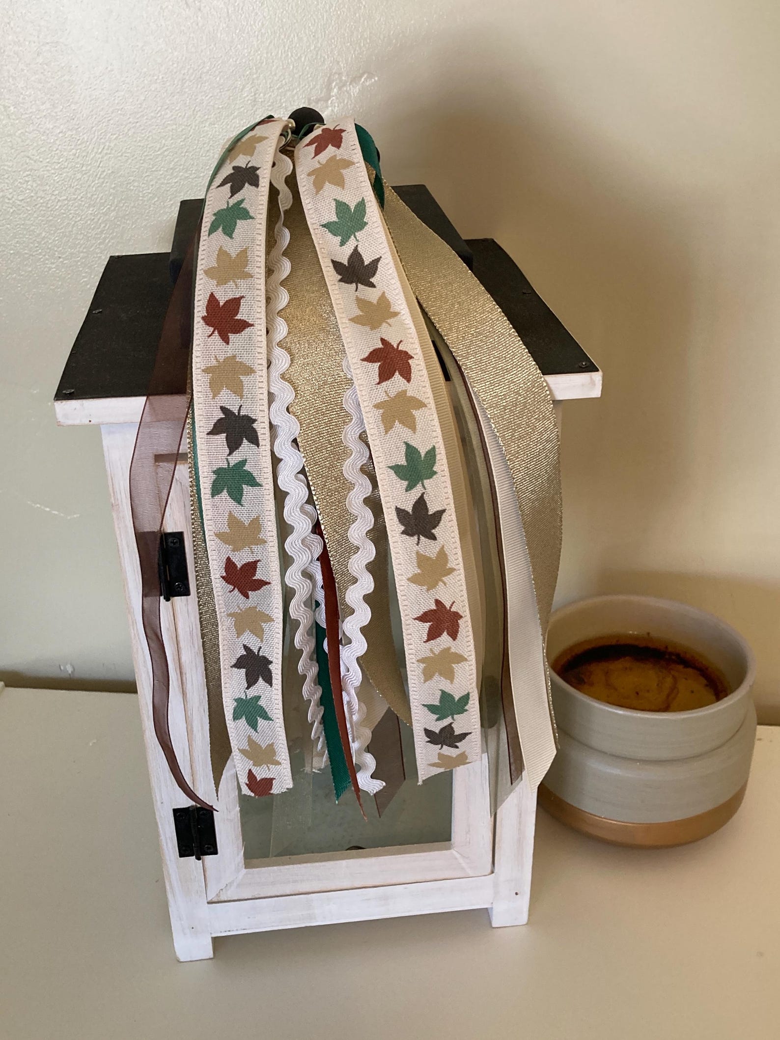 Fall Ribbon Banner Autumn Fall Ribbon Bundle Leaf Banner With Wood Stands - Etsy