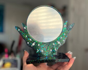 Galaxy mirror green