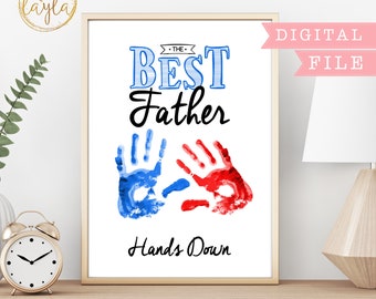 Download Best dad hands down | Etsy