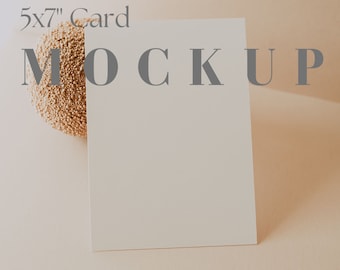 5x7 Invitiaton Mockup, 5x7 Card Mockup, 5x7 Christmas Card Mockup, Christmas Card Mockup, 5x7 Wedding Card Mockup, Card Mockup, Mockup