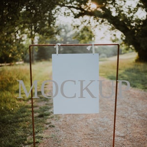 Großes Schild Mockup, 45x60 cm Schild Mockup, Portrait Schild Mockup, Hochzeitsschild Mockup, Schild Mockup, Ereignisschild Mockup, Mockup, Mockups