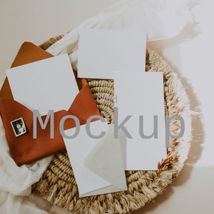 Shea- Invitación Mockup, Mockup de la papelería de la boda, Card Suite Mockup, Maqueta de papelería, Maqueta Boho Mockup, Mockups