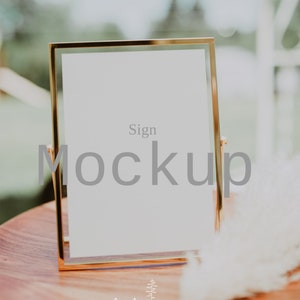 Gold Frame Mockup, Table Number Mockup, Wedding Stationery Mockup, Frame Mockup, Mockup Photos, Wedding Mockups, Stationery Mockup, Card