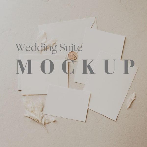 Wedding Suite Mockup, Wedding Card Mockup, 5x7" Card Mockup, 5x7 Mockup, Card Mockup, Response Card Mockup, Stationery Suite Mockup, Mockup