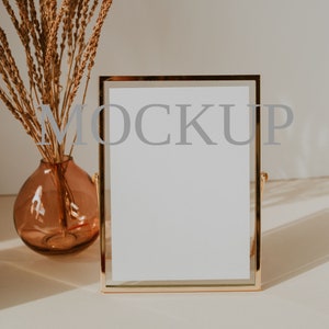 Boho 5x7&quot; Sign, Wedding Sign Mockup, 5x7&quot; Sign Mockup, 5x7&quot; Frame Mockup, Frame Mockup, Wedding Mockup, Wedding Bar Sign Mockup, Mockup, B1