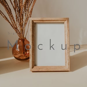 Boho Hochzeit Schild Mockup, 13x18cm Schild Mockup, Hochzeit Mockup, Tischnummer Mockup, Hochzeit Mockup, Tischnummer Mockup, B1