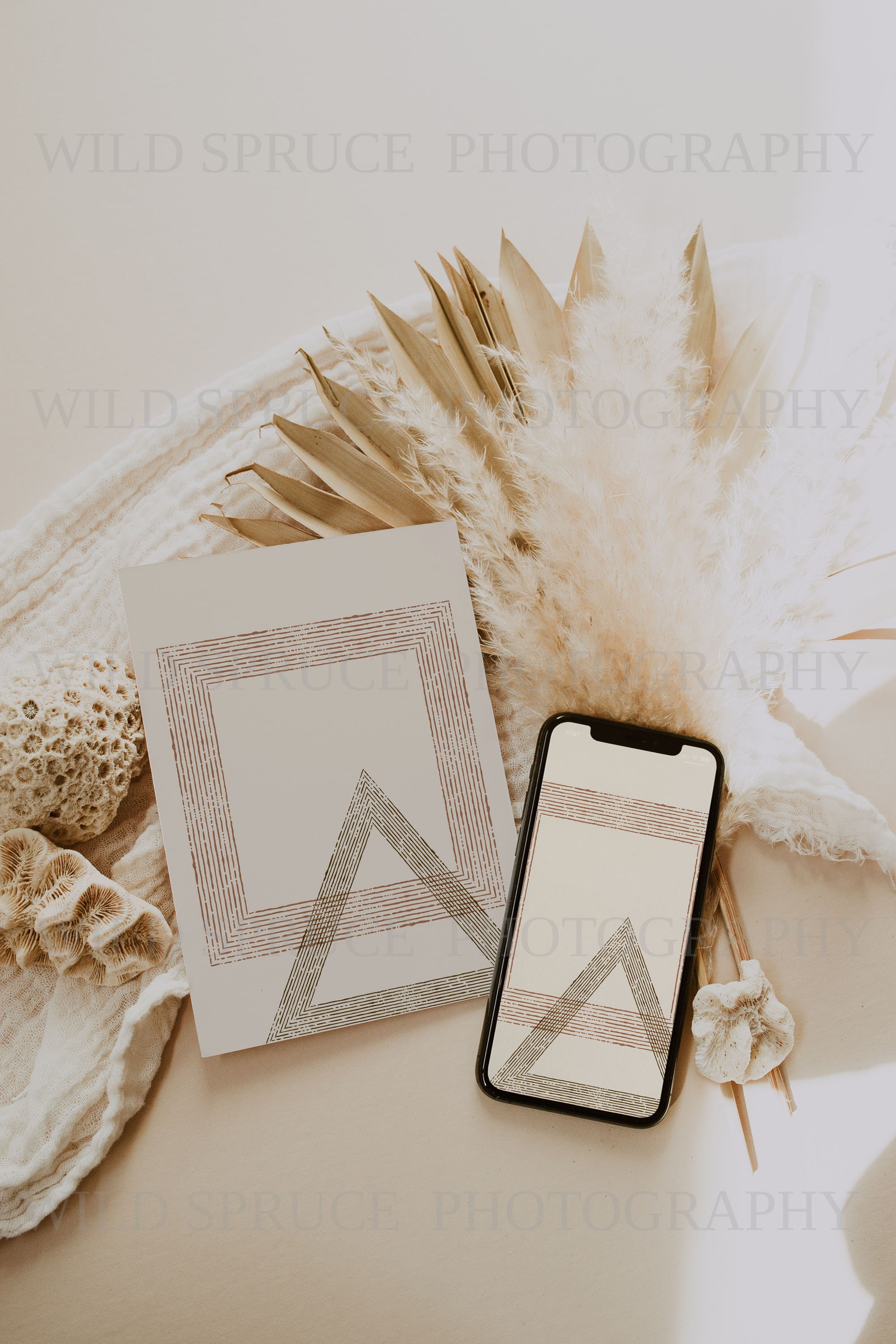 Iphone Mockup Invitation Mockup Digital Mockup Wedding Etsy UK