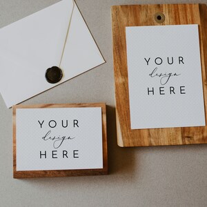 Minimalistische kaart mockup, bruiloft mockup, moderne mockup, blanco kaart mockup, wenskaart mockup, briefpapier, briefpapier mockup, lege kaart