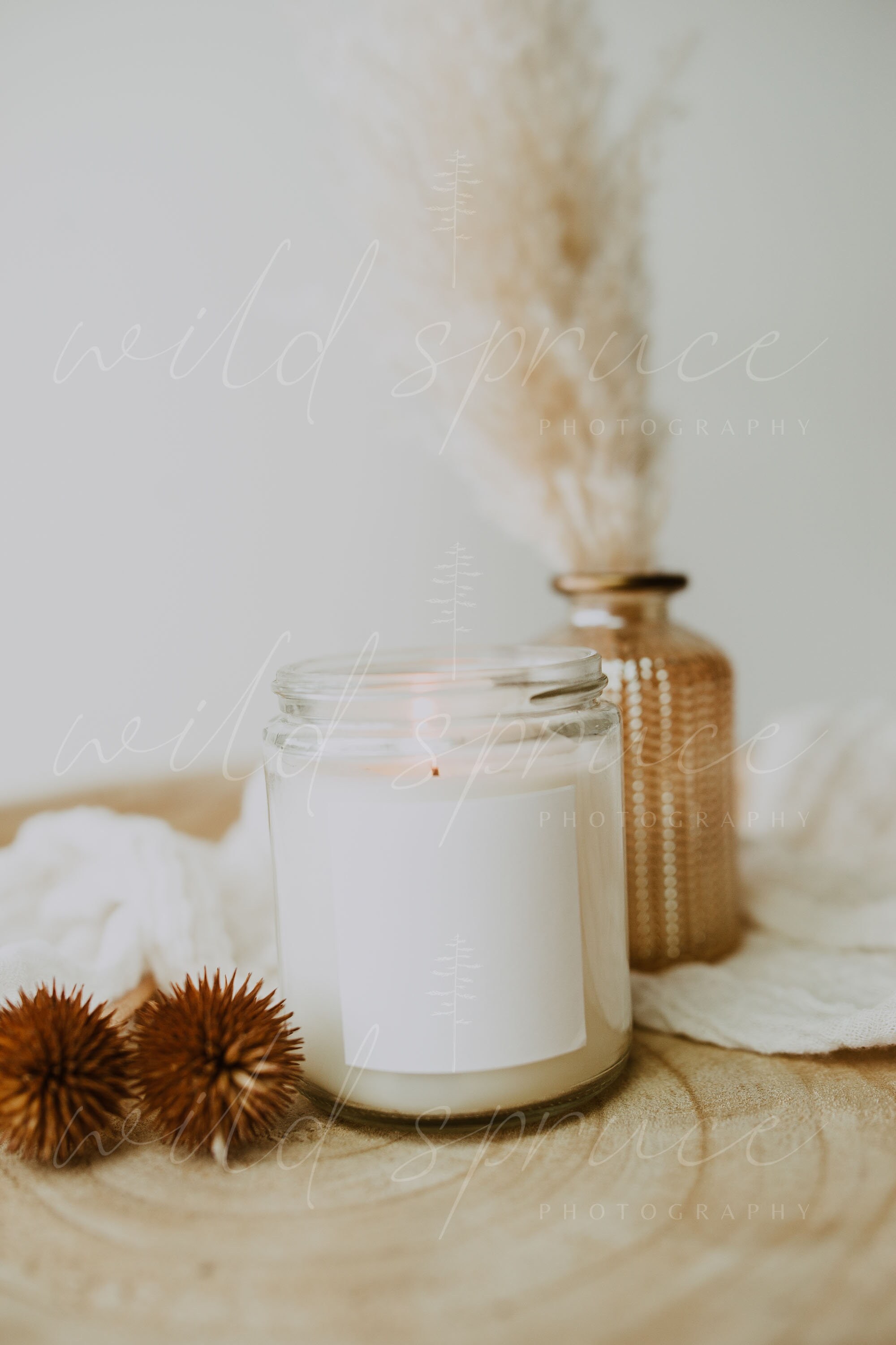 9 OZ Candle Mockup Jar Candle Mockup Candle Mockup Candle Etsy