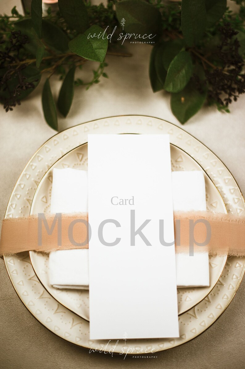 Download Elegant Wedding Menu Mockup Elegant Program Mockup Elegant ...