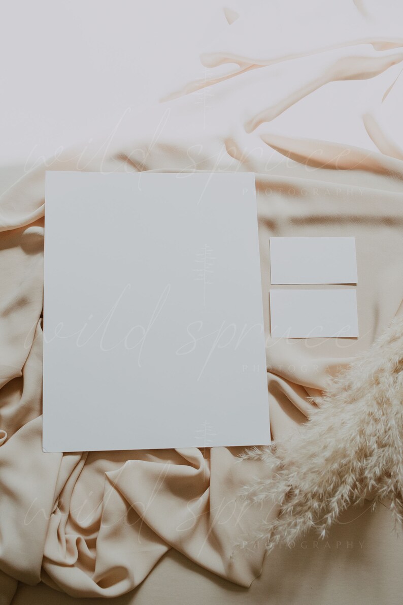 Download Silk Baby shower Stationery Mockup Baby Shower Mockup | Etsy
