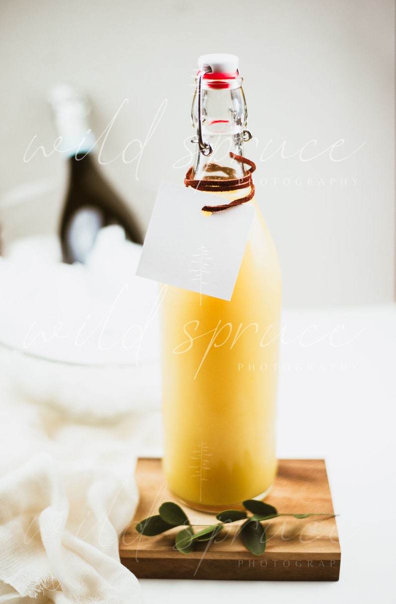 Orange Juice Tag Mockup 2x2 Tag Mockup Gift Tag Mockup Etsy