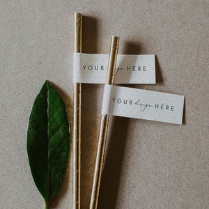 Modern- Straw Tag Mockup, Straw Flag Mockup, Name Tag Mockup, Place Card Mockup, Name Card Mockup, Straw Flag, Straw Tag, Favor Tag Mockup