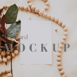 5x7 Invitation Mockup, Wedding Invitation Mockup, 5x7 Christmas Card Mockup, Christmas Card Mockup, Wedding Card Mockup, 5x7 Card Mockup