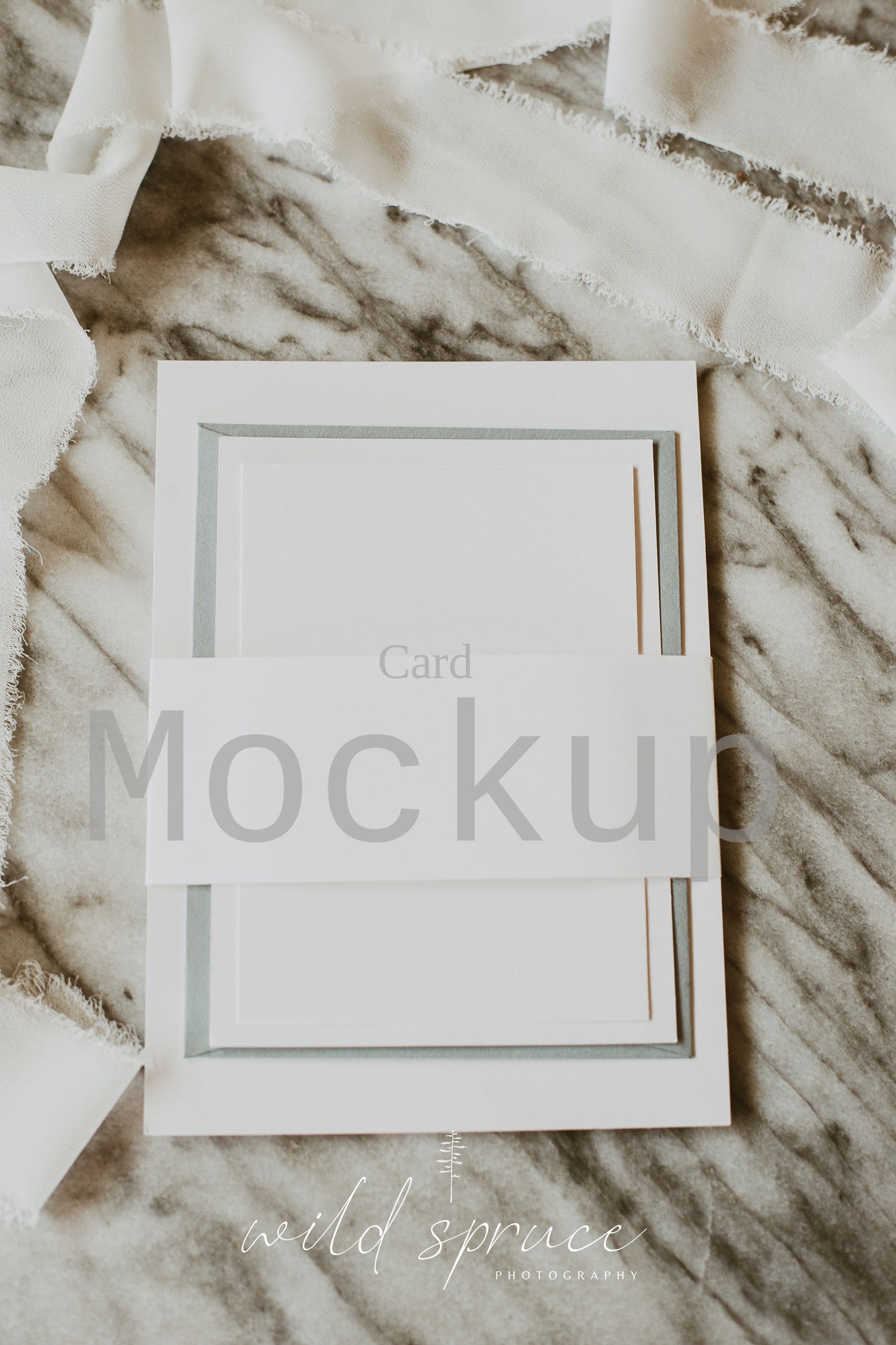 Download Wedding invitation Mockup Wedding Belly Band Mockup Wedding | Etsy