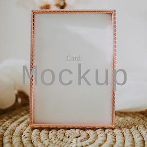Frame Mockup, 5x7 Frame Mockup, Table Number Mockup, Wedding Stationery Mockup, Stationery Mockup, Display Frame Mockup, Mockup Frame