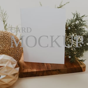Christmas Card Mockup, A2 Card Mockup, A2 4.25x5.5 Folded Card Mockup, Card Mockup, Greeting Card Mockup, Stationery Mockup, Wedding Mockup