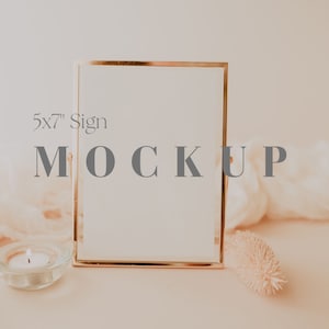 5x7 Digitales Schild Mockup, 5x7 Hochzeitsschild Mockup, 5x7 Schild Mockup, 5x7 Rahmen Mockup, Bar Schild Mockup, 5x7 Bar Schild Mockup, Briefpapier Mockup