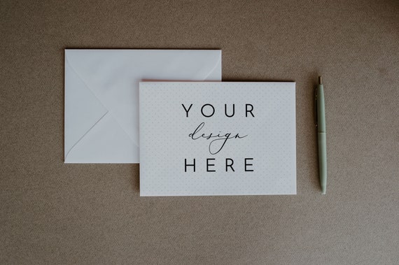 Envelope Mockup Envelope Mock Up Stationery Card Mockup Etsy