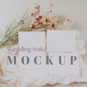 Maqueta de suite de boda Boho, maqueta de suite de boda, maqueta de invitación de boda, maqueta de invitación de boda, maqueta de boda, maqueta de tarjeta 5x7, maqueta