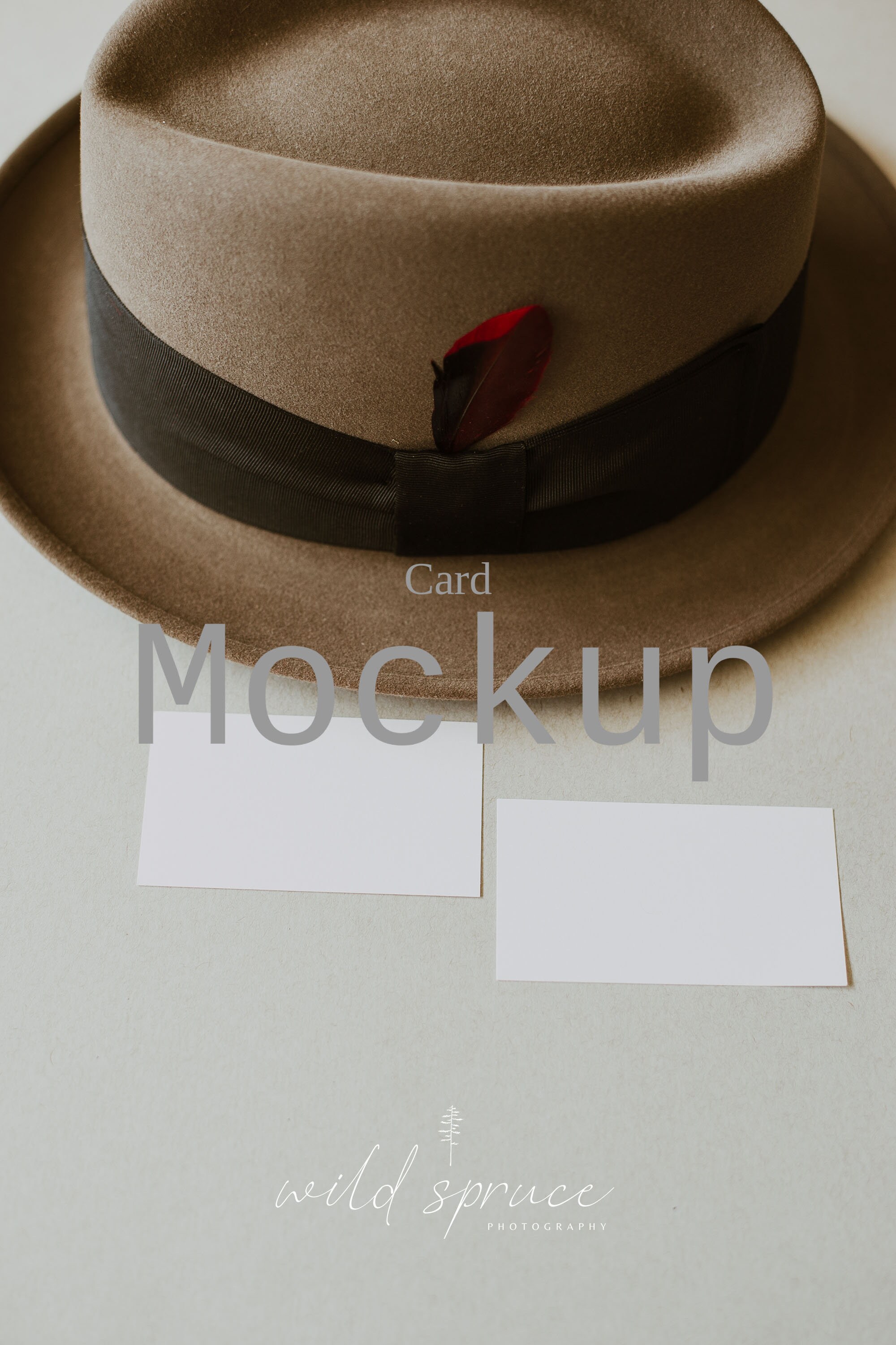 Sinatra Modern Business Card Mockup Minimalist Business Card Etsy
