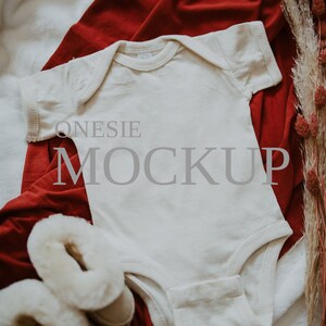 Natural Rabbit Skins Onesie Mockup, Rabbit Skins Bodysuit Mockup, Neutral Onesie Mockup, Boho Onesie Mockup, Natural Onesie Mockup, Mockup