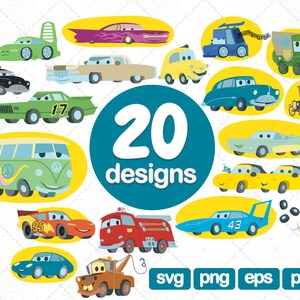 20 Cars Clipart Collections