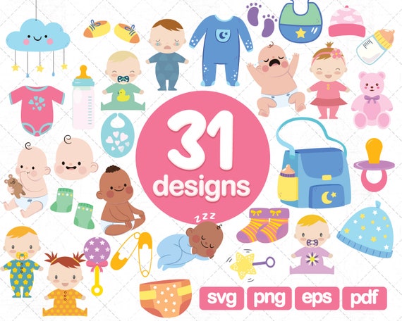 31 Baby Clipart Baby Boy Baby Girl Png Svg Bundle Baby Etsy 31 Baby Clipart Baby Boy Baby Girl Png Svg Bundle Baby Etsy