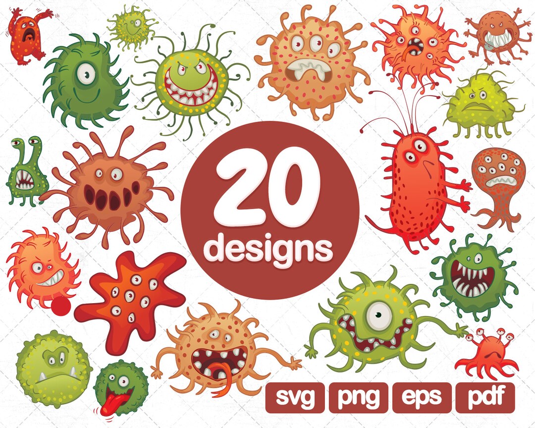 20 Virus Clipart Collections - Etsy