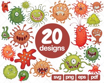 20 Colecciones de imágenes prediseñadas de virus