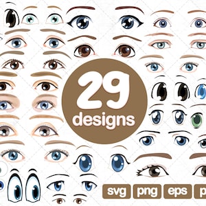 29 Cartoon Eyes Clipart Kollektionen