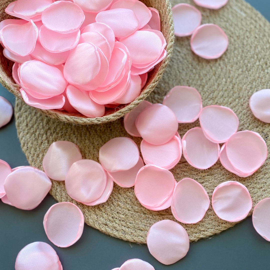 Pink Rose Petals. Baby Gender Reveal. Pink Rose Fake Petals. Artificial