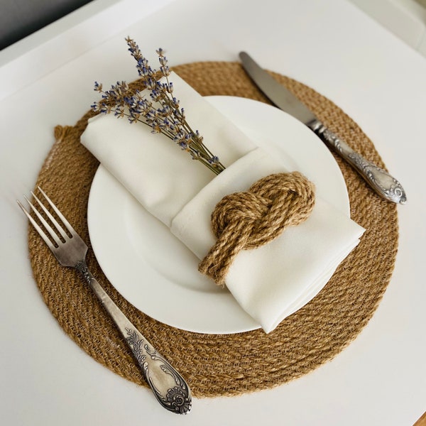Jute Placemats Etsy
