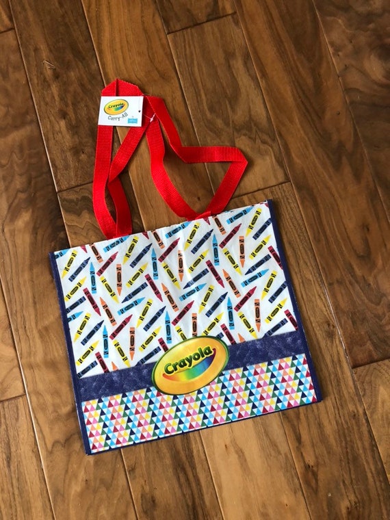 Crayola Tote Bag Riley Blake Tote Polypropylene Measures Etsy
