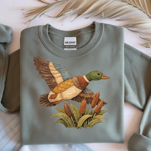 Patchwork Vintage | Pato Acolchoado PNG | Arte Popular Americana | Pato-real (Download Digital)
