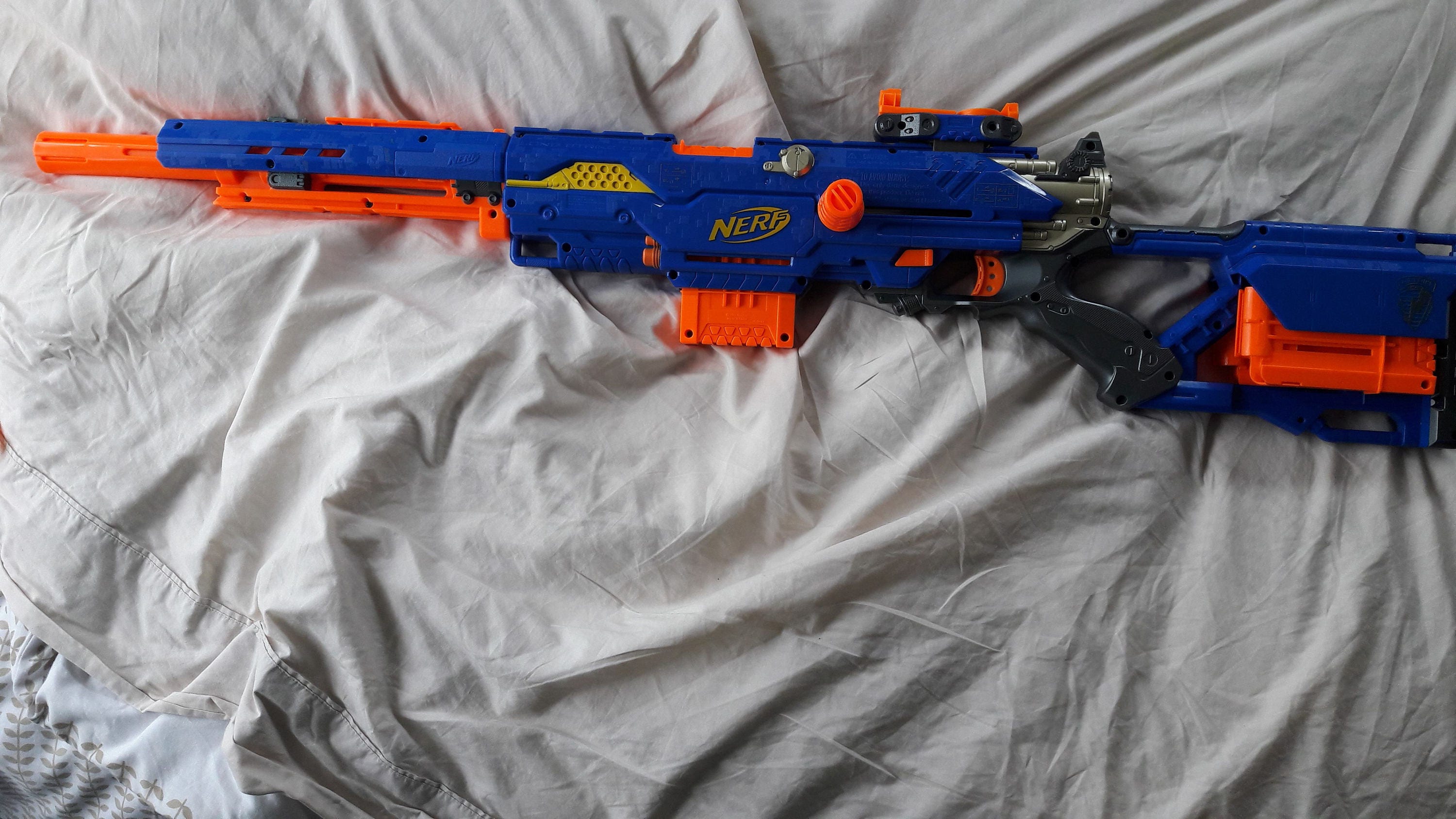 NERF CS6 LONGSTRIKE BLUE no longer in production. | Etsy