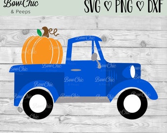 Download Blue Truck Svg Etsy