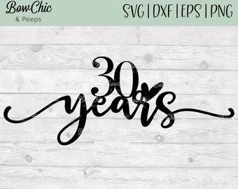 Free Free 252 30Th Wedding Anniversary Svg SVG PNG EPS DXF File