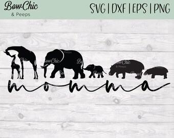 Download Mom And Baby Animal Svg Etsy