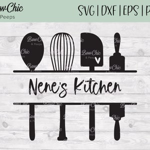 NeNe&#39;s Kitchen svg | Grandma&#39;s Kitchen svg |  Kitchen Utensils svg |  Baking svg | Baking Utensils svg | Cooking svg | Gifts for Bakers |