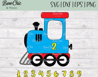Train SVG | Little Train SVG | Birthday Train SVG | Boys Birthday svg | Toy Train svg | Cut File | Cricut | Silhouette | Clip Art
