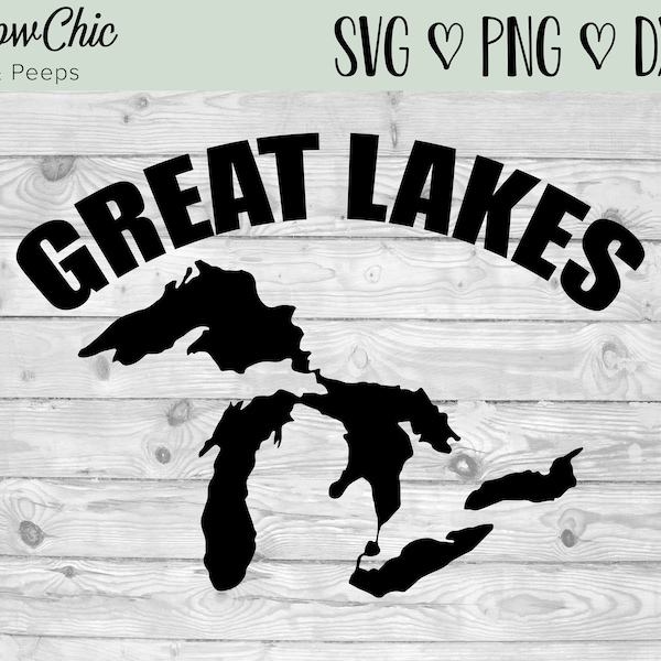 Great Lakes SVG | Great Lakes Silhouette | Lake Michigan | Lake Life | Home | Great Lakes Cut Design | Cut File