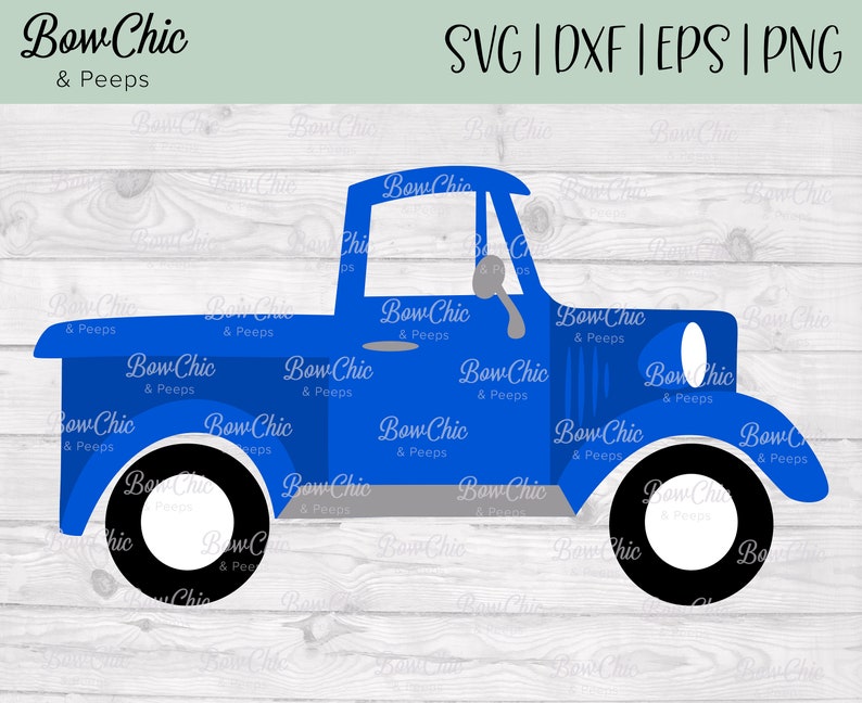 Little Blue Truck SVG