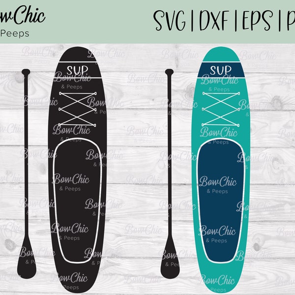 Stand Up Paddle Board SVG | SUP svg | Stand Up Paddle Board Clip Art | Paddle Board svg | Lake Life | Paddleboard svg