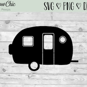 Camper SVG | Camper geschnitten Datei | Retro Camper SVG | Vintage Camper | Camper ClipArt | Camping | Nette Camper