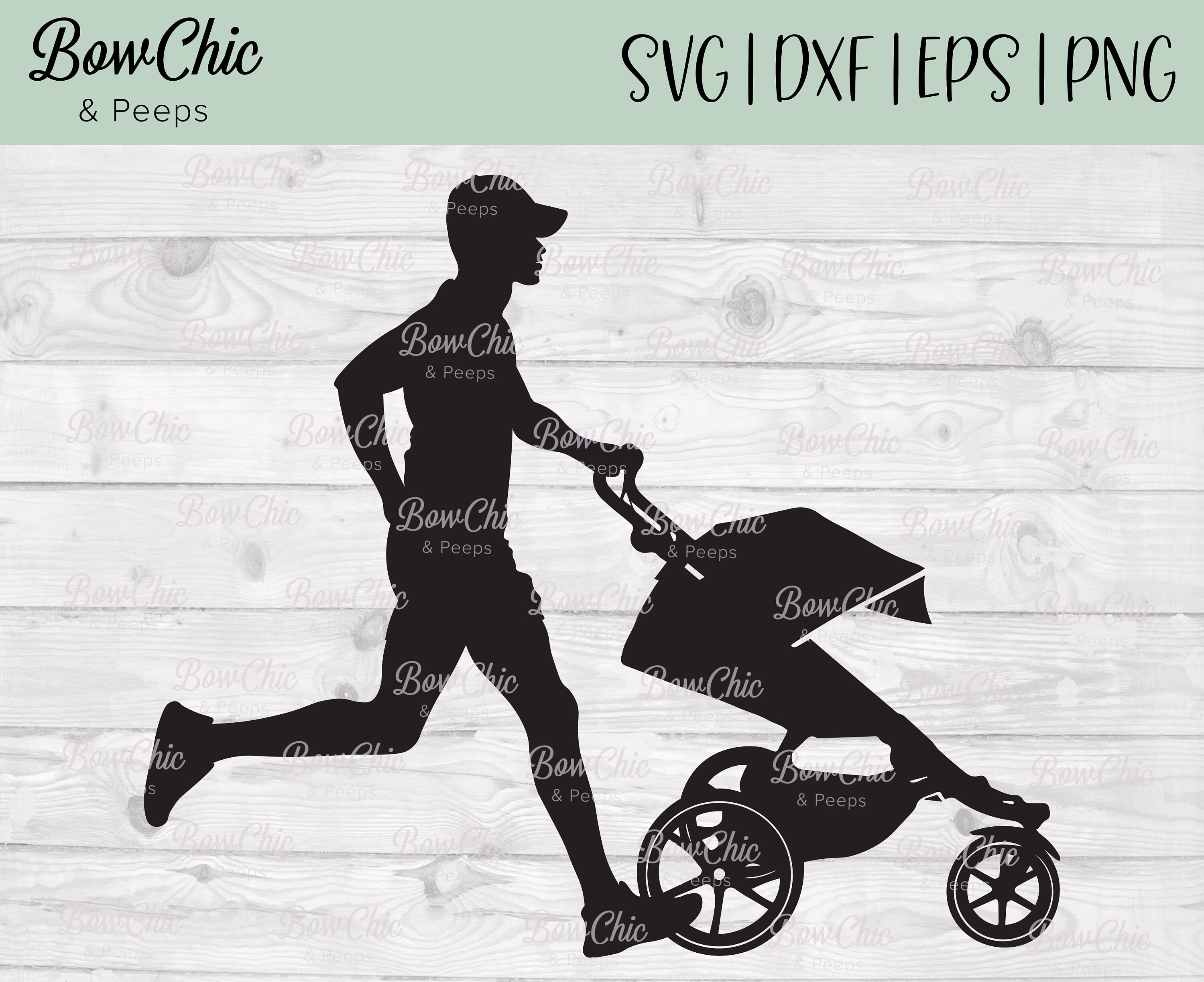 Runner Dad SVG Dads Who Run Jogging Stroller Svg Man Etsy UK