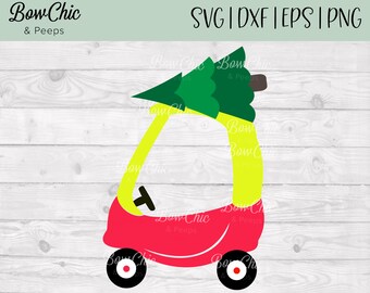 Christmas Car SVG | Little Car Christmas svg | Little Truck SVG | Cozy Car SVG | Kids Car svg | Christmas tree svg | Christmas svg